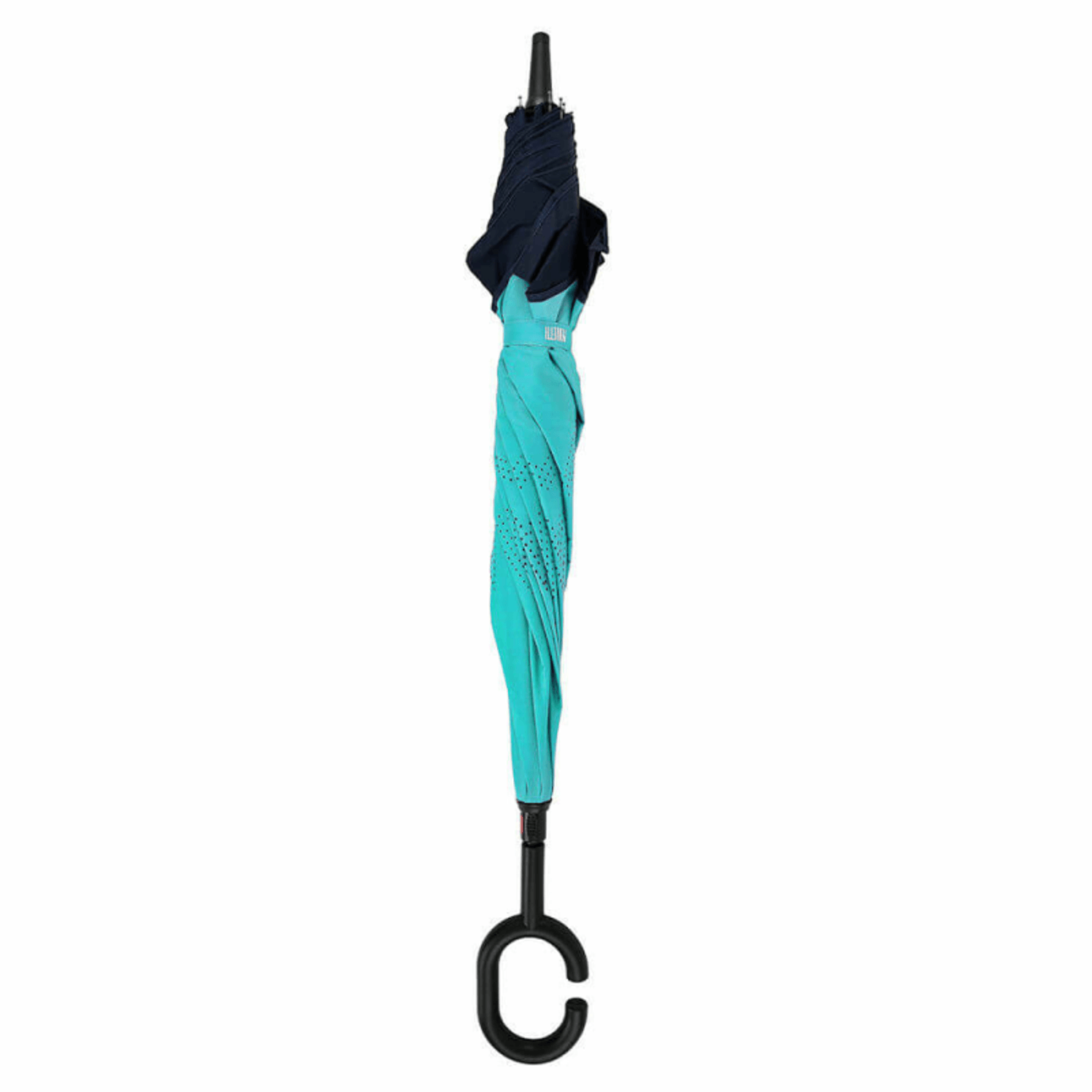 Umbrela ploaie reversibila uni cu maner C verde fotografia produsului View 3 L