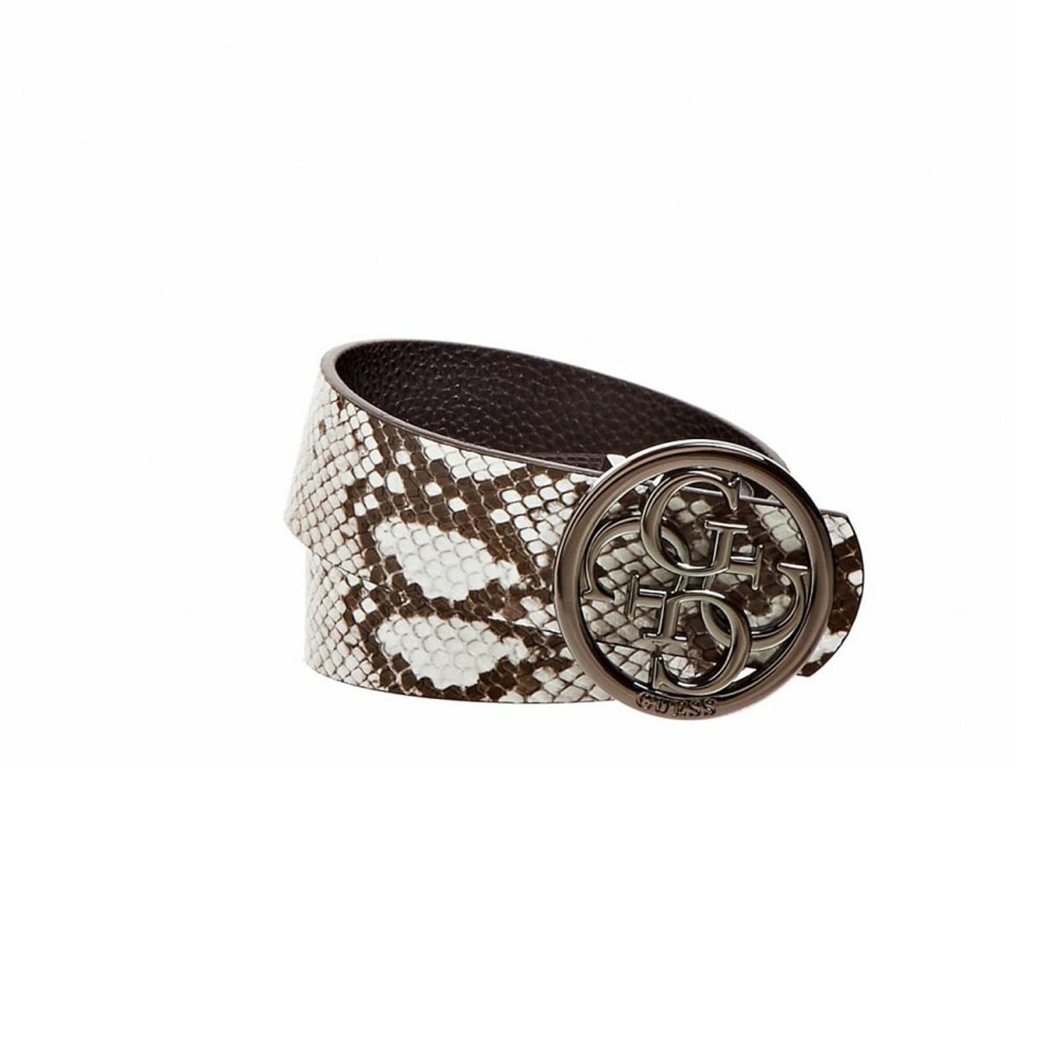 Curea dama reversibila Guess Kirby, Crem fotografia produsului
