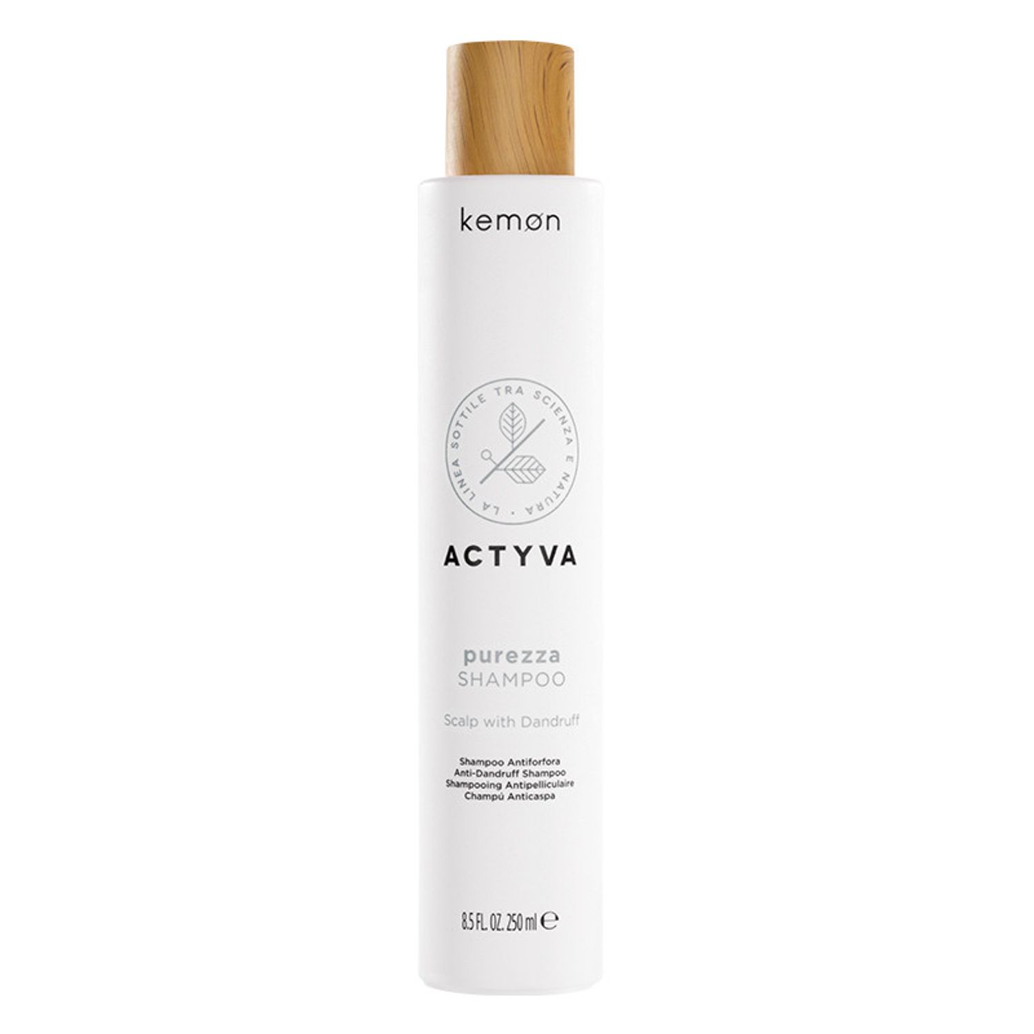 Sampon pentru purificare scalp Kemon Actyva Purezza, 250 ml fotografia produsului