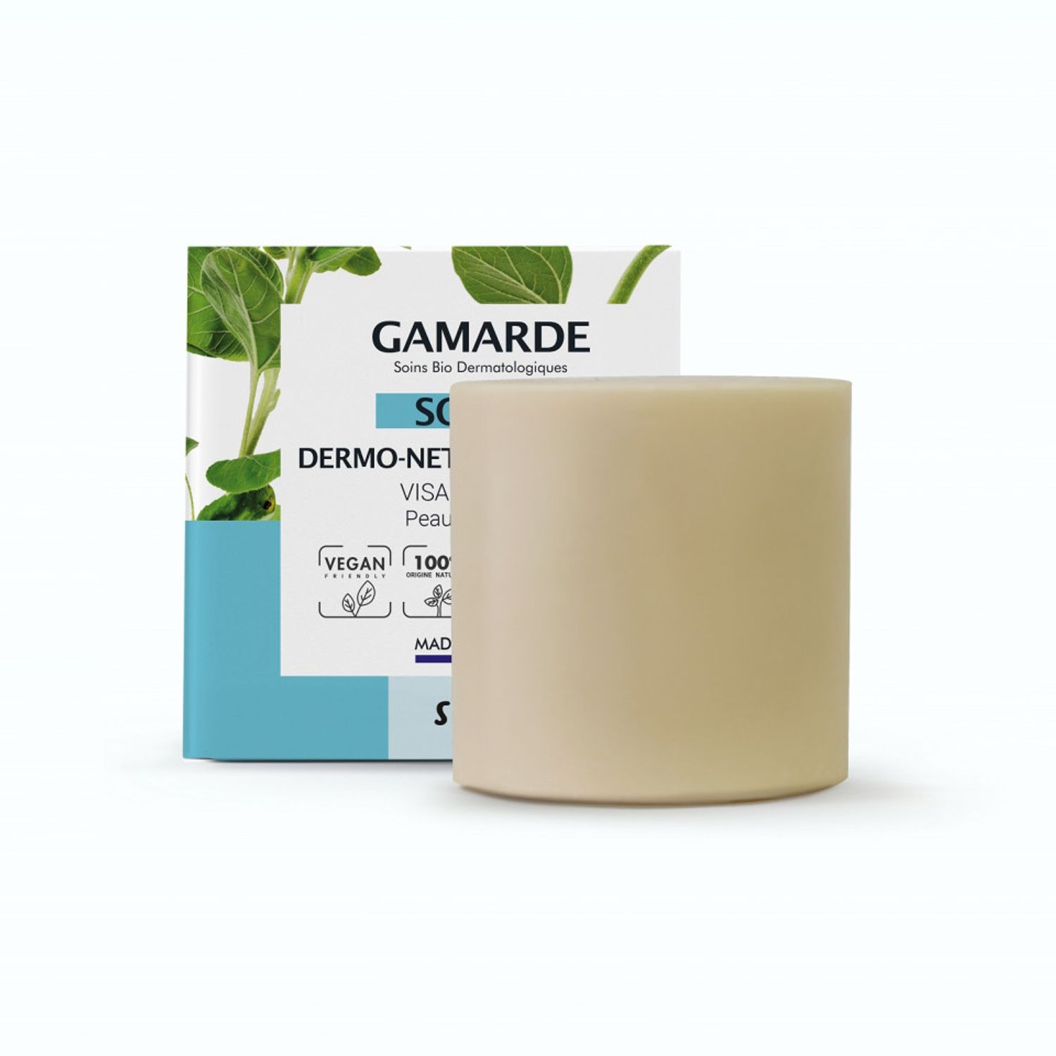 Calup solid pentru curatarea tenului si a ochilor Gamarde, 48 g fotografia produsului
