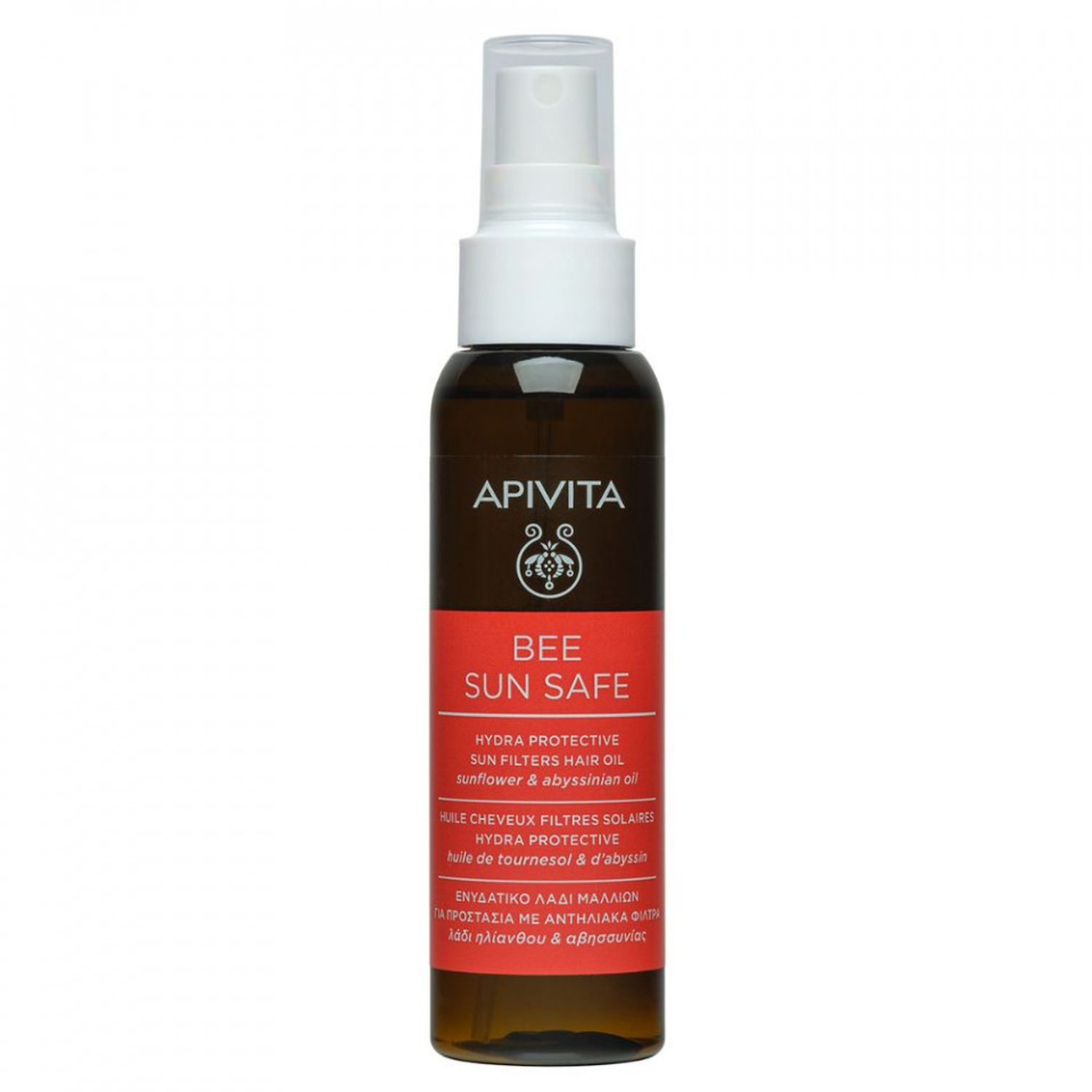 Ulei protector pentru par Bee Sun Safe Travel Apivita, 100 ml fotografia produsului
