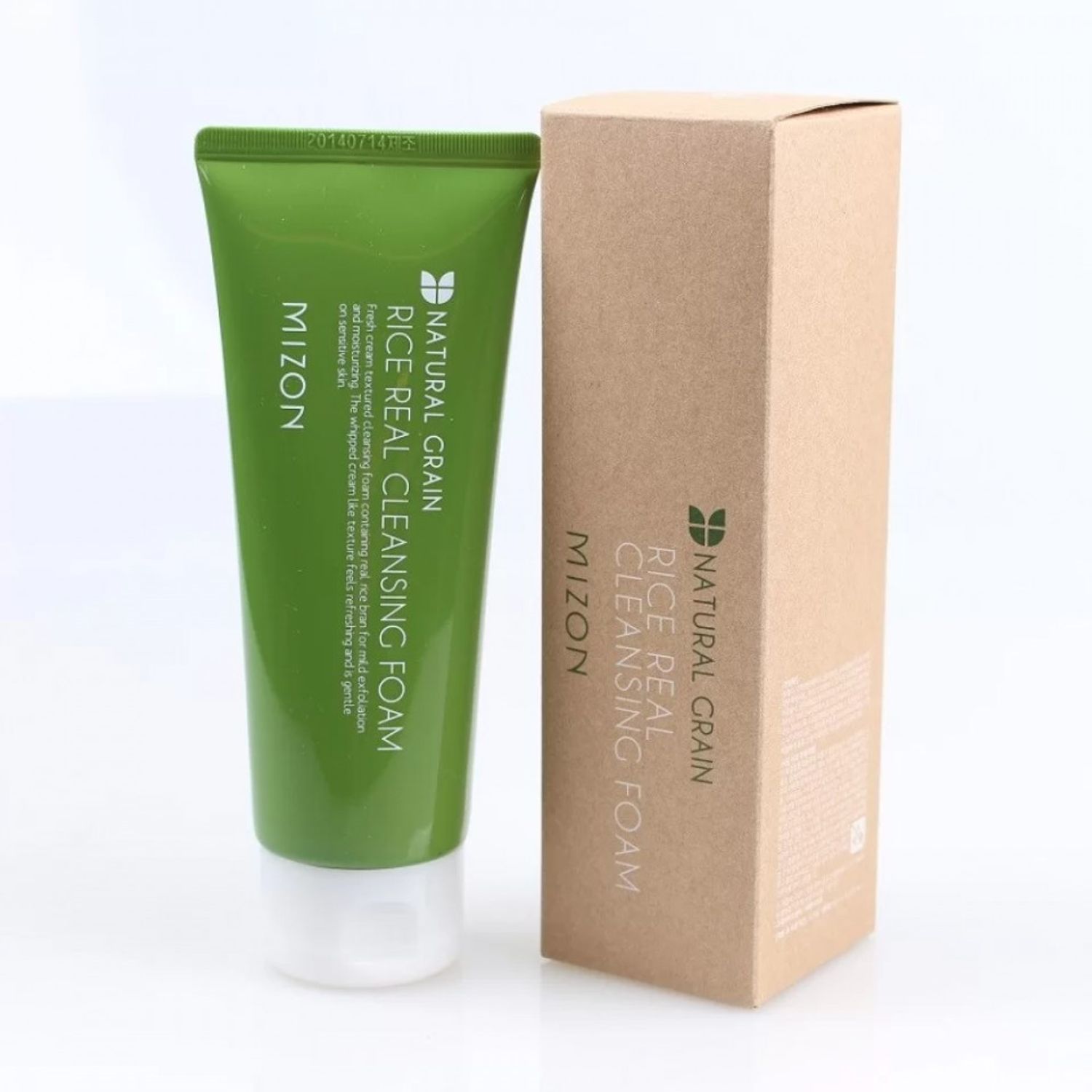 Gel spumant de curatare Mizon Natural Grain Rice Real, 100 ml fotografia produsului