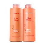 Set pentru par uscat Wella Professionals Nutri-Enrich, Sampon 1000 ml + Balsam 1000 ml fotografia produsului