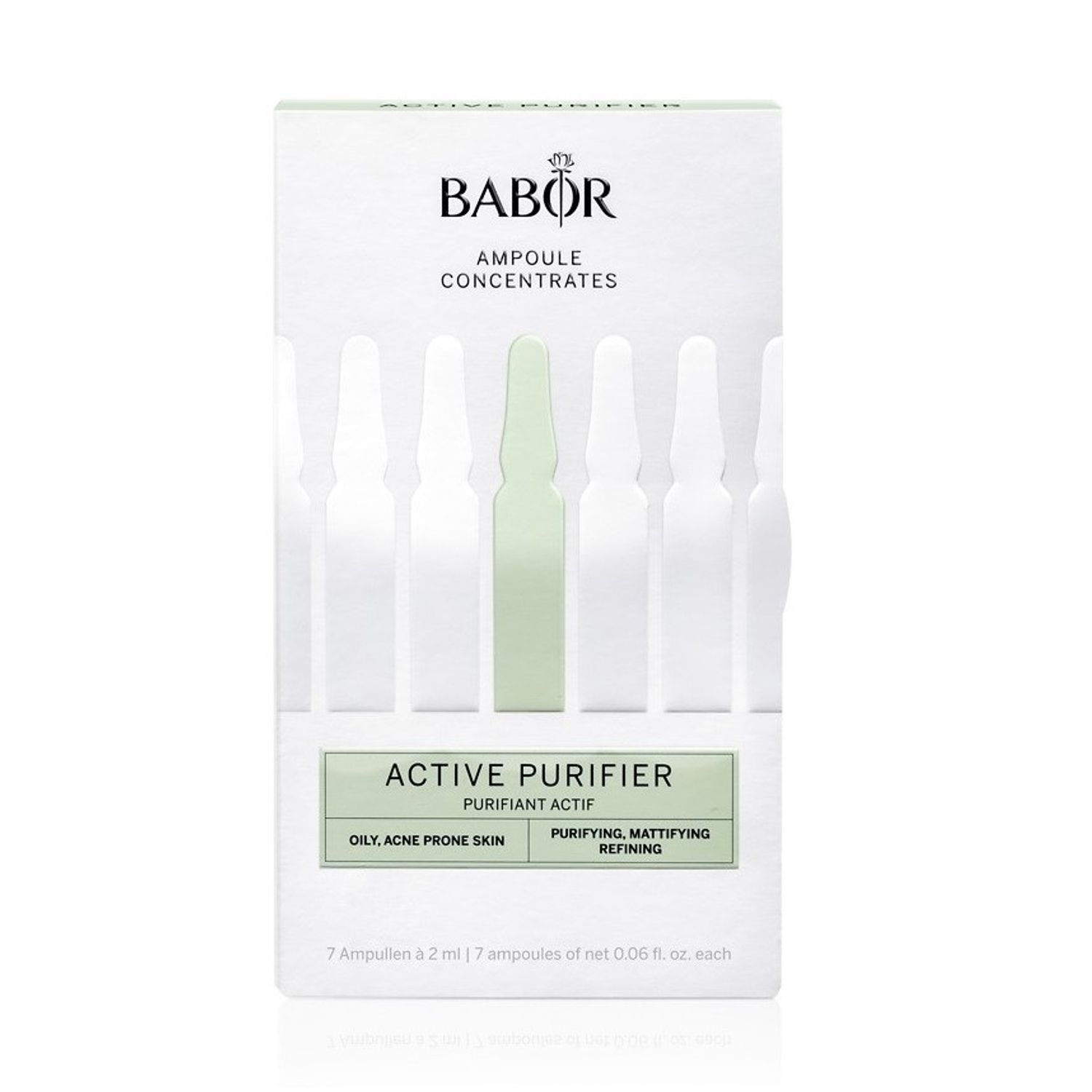 Set Fiole Babor Active Purifier cu efect anti-acnee, 7 x 2 ml fotografia produsului
