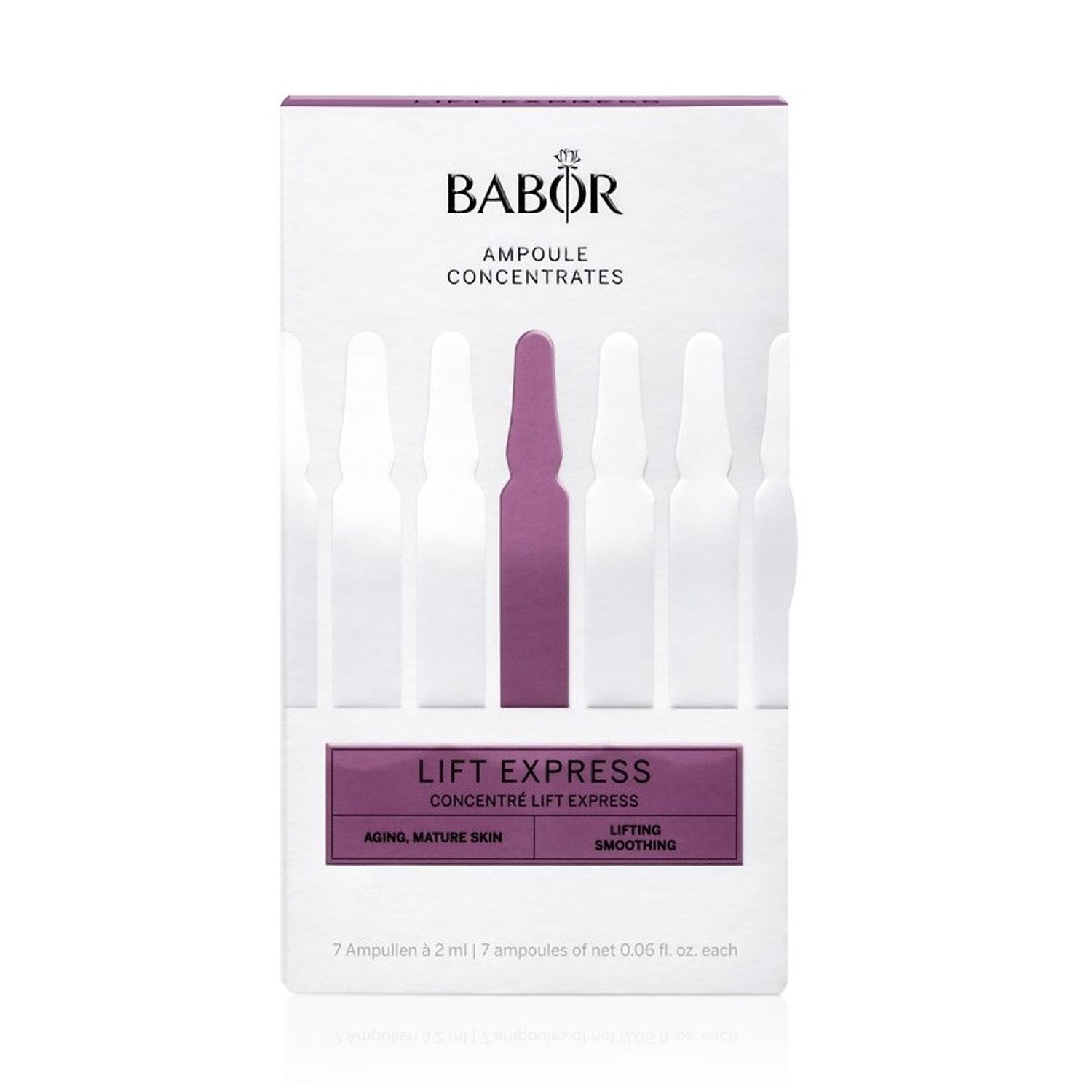 Set Fiole Babor Lift Express cu efect de lifting, 7 x 2 ml fotografia produsului