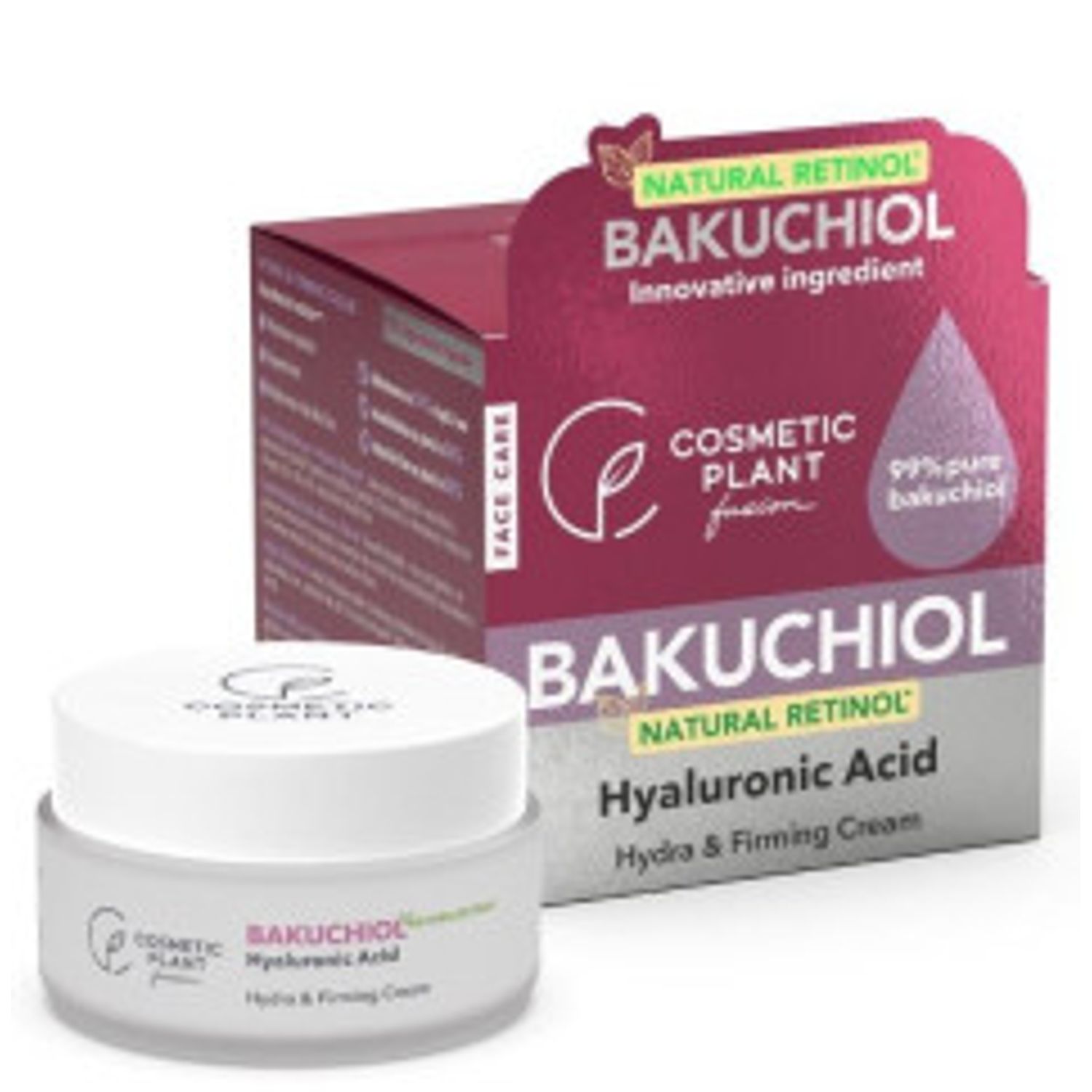 BAKUCHIOL HYDRA & FIRMING CREAM 50ML COSMETICPLANT fotografia produsului