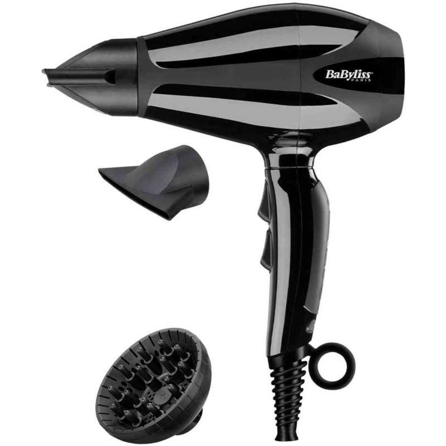 Uscator de par BaByliss 6715DE Compact Pro 2400W Negru fotografia produsului