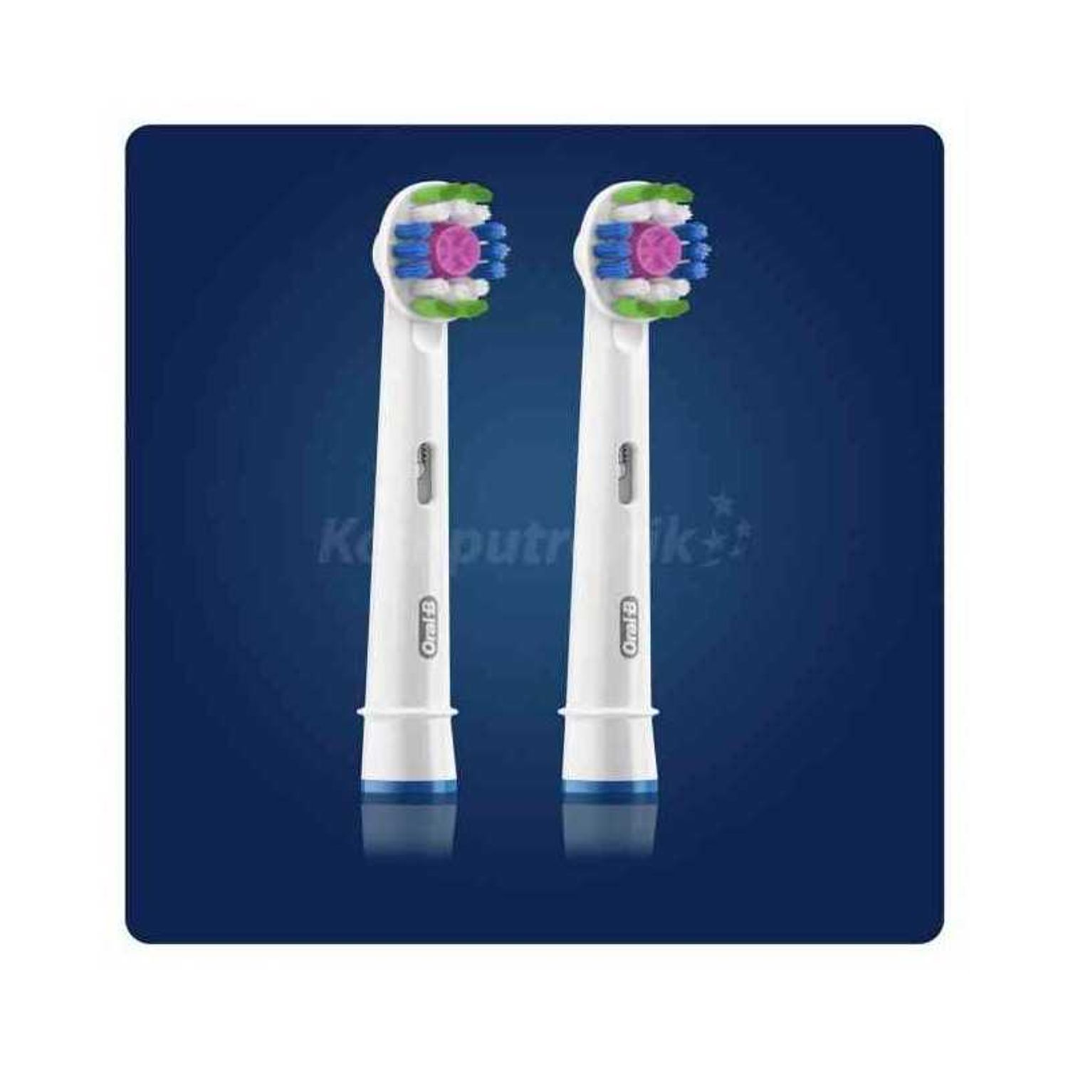 Set rezerve periuta de dinti EB18-2 compatibila cu Oral-B 2 buc fotografia produsului