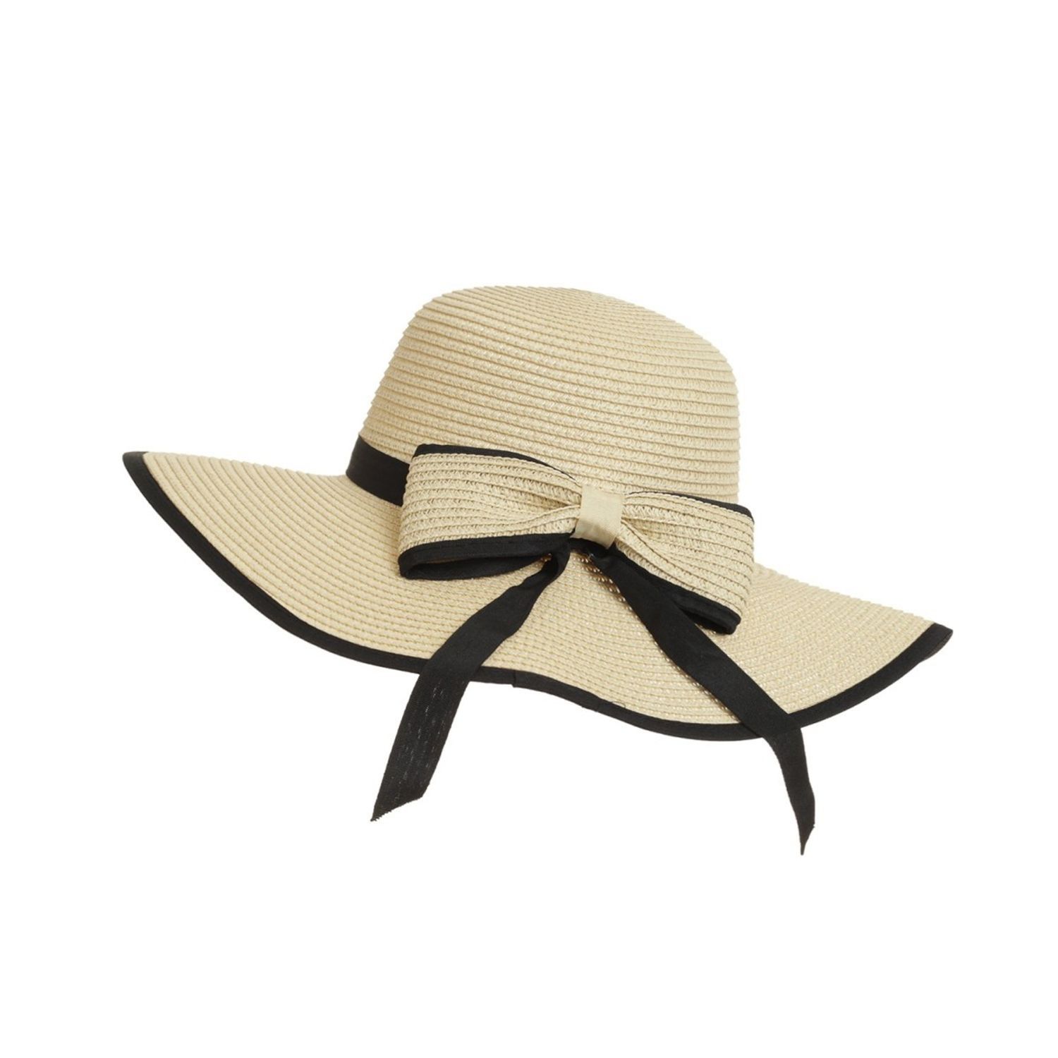 Palarie din paie pentru dama, PAMI, PD-0223-210-bej, 56 cm fotografia produsului