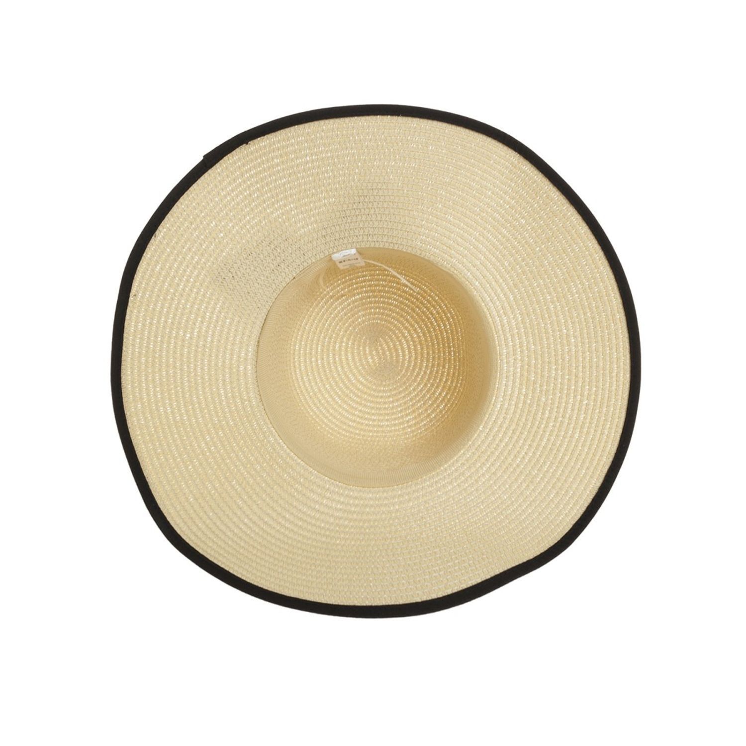 Palarie din paie pentru dama, PAMI, PD-0223-210-bej, 56 cm fotografia produsului View 4 L