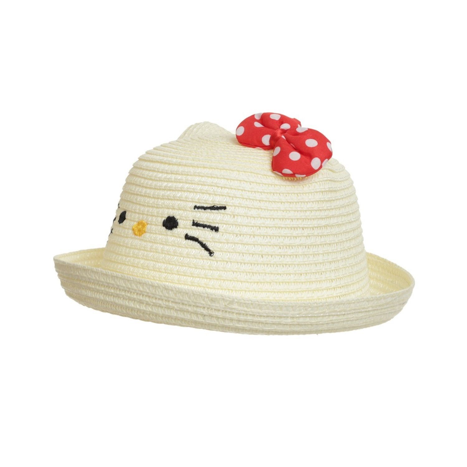 Palarie din paie pentru copii, PAMI, PC-0223-250-crem, 52 cm fotografia produsului View 2 L