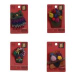 Set 4 martisoare brose handmade, PAMI, MVU-35 fotografia produsului