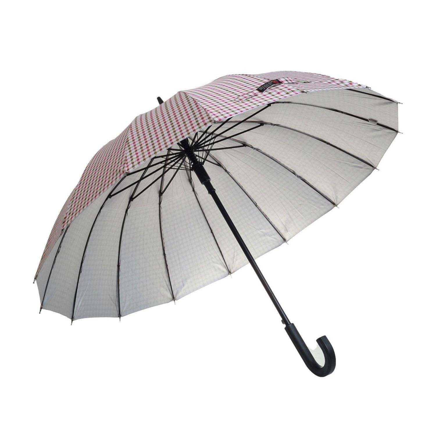 Umbrela lunga automata PAMI, U-S621-349, 60 cm, 16 spite Grena fotografia produsului View 4 L