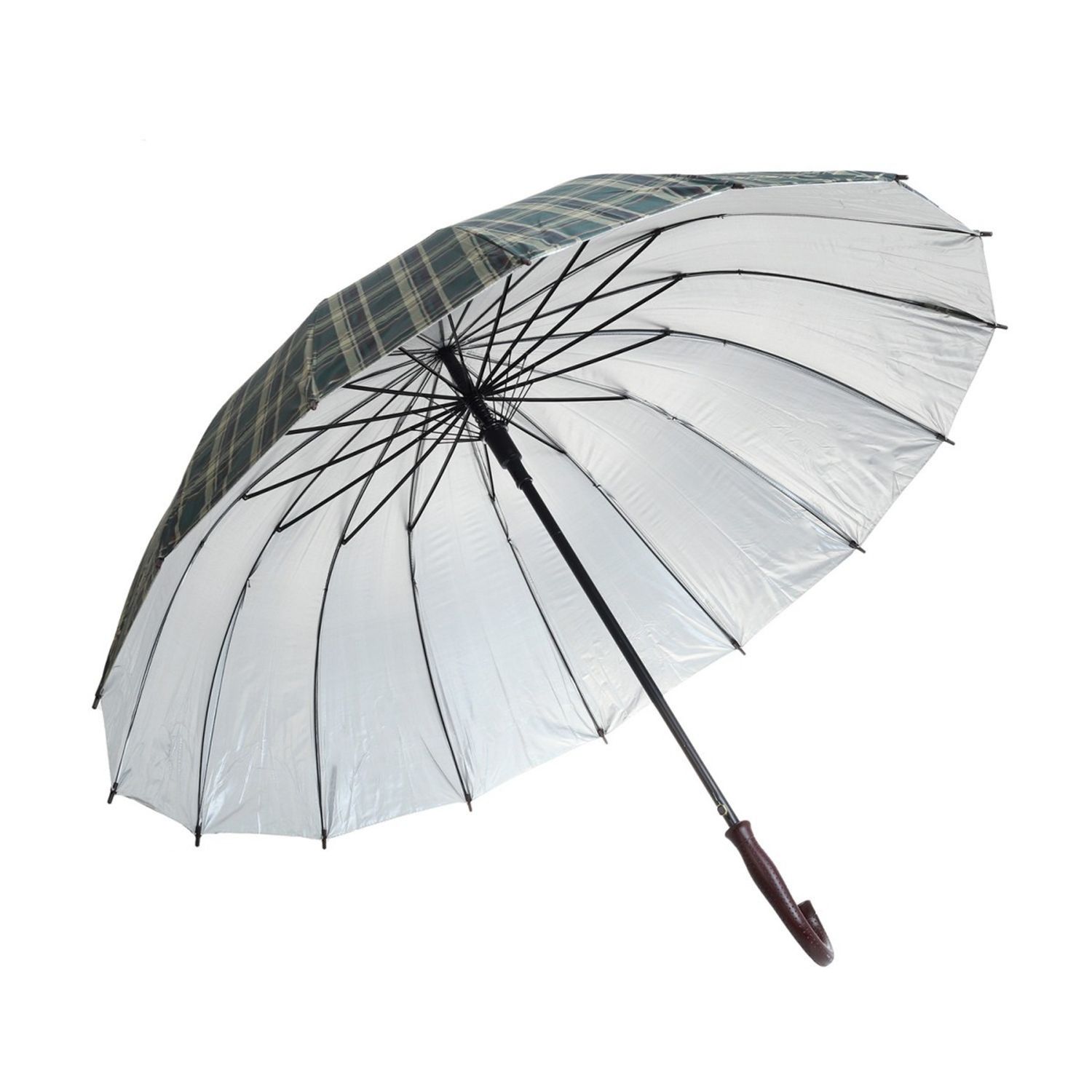 Umbrela lunga automata PAMI, U-S621-360, 70 cm, 16 spite Verde fotografia produsului View 4 L