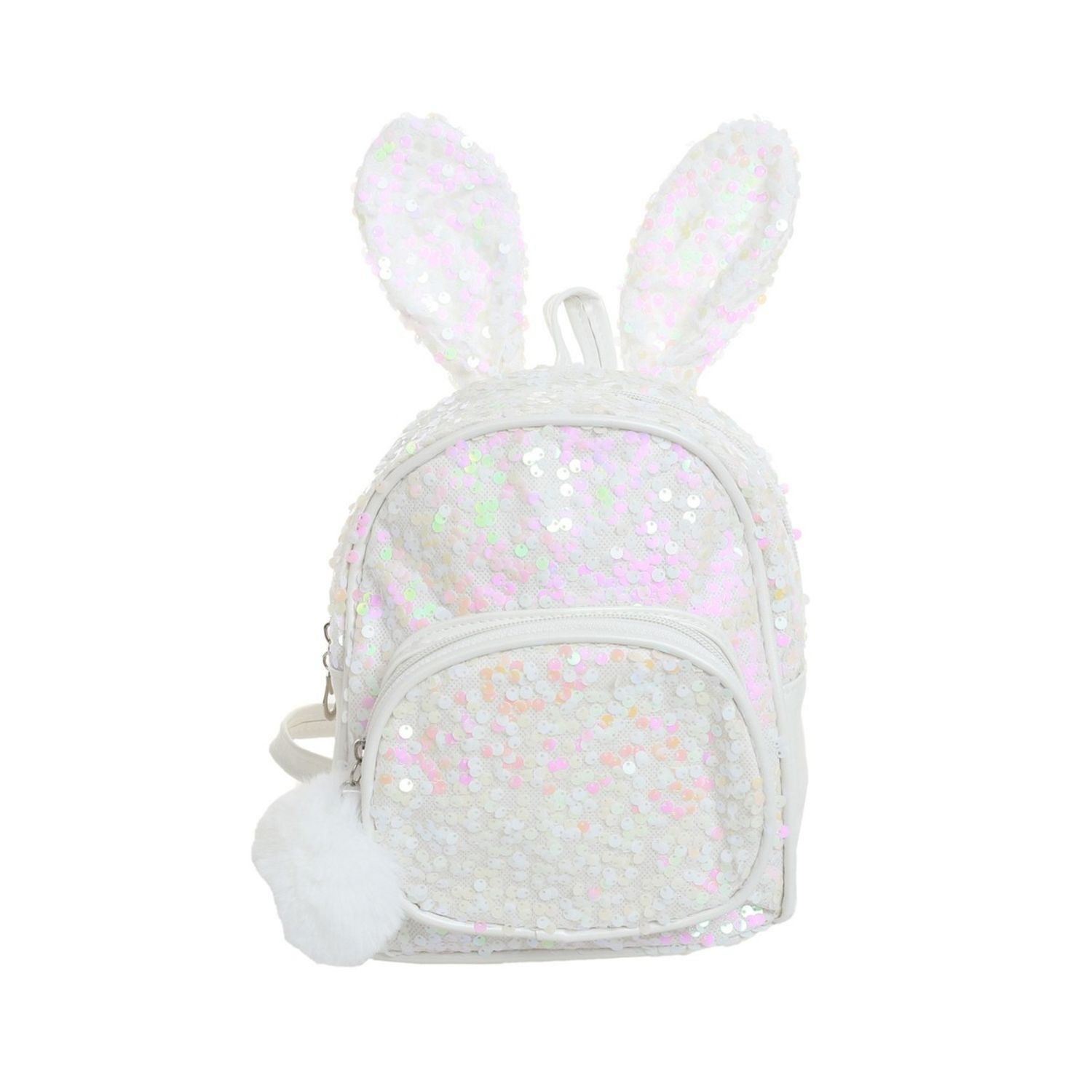 Rucsac fata cu iepuras PAMI, RC-1221-357 Alb fotografia produsului