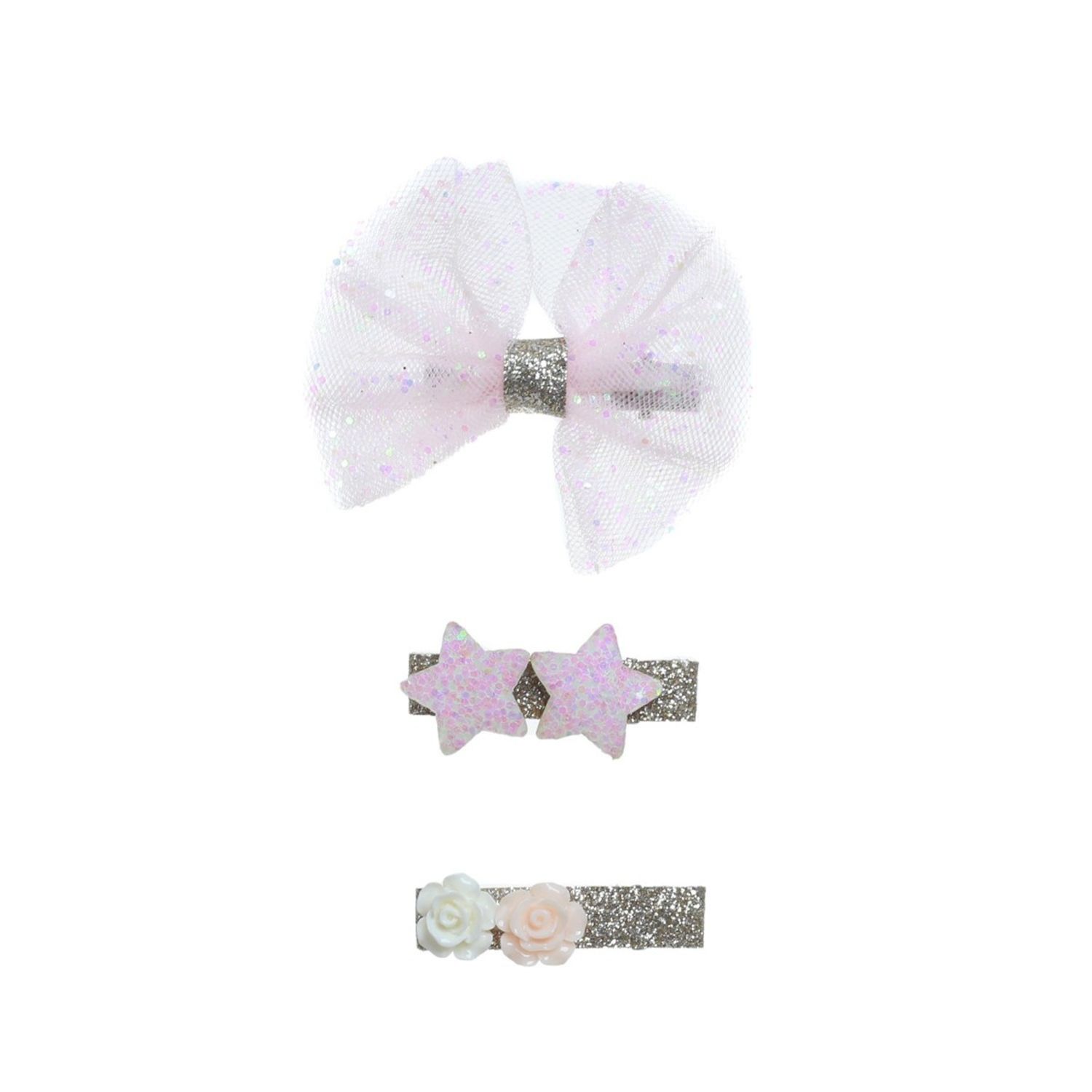 Set clesti de par pentru copii, PAMI, AP-C621-373 Roz fotografia produsului
