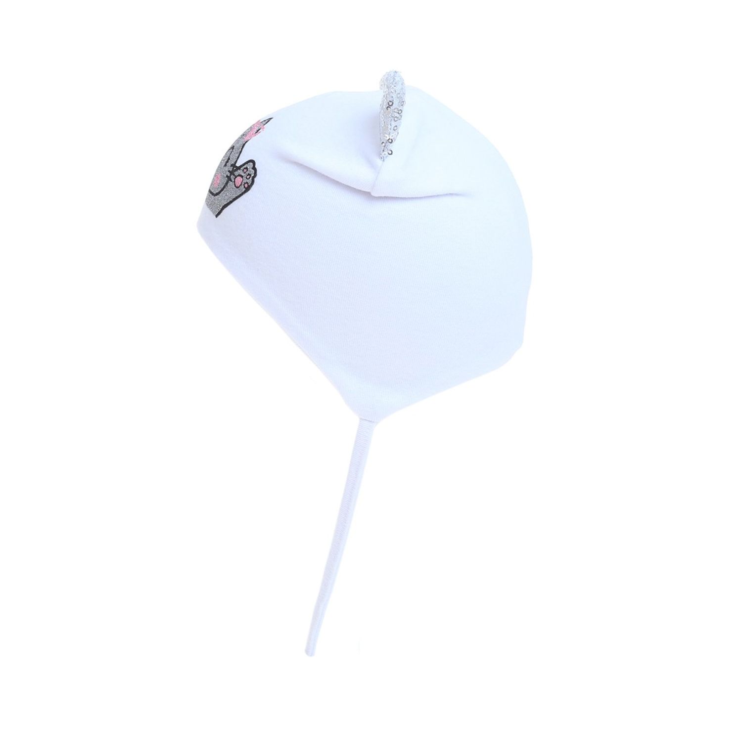 Caciula pentru fete, PAMI, CBF-1021-282, 46-48 cm Alb fotografia produsului View 4 L