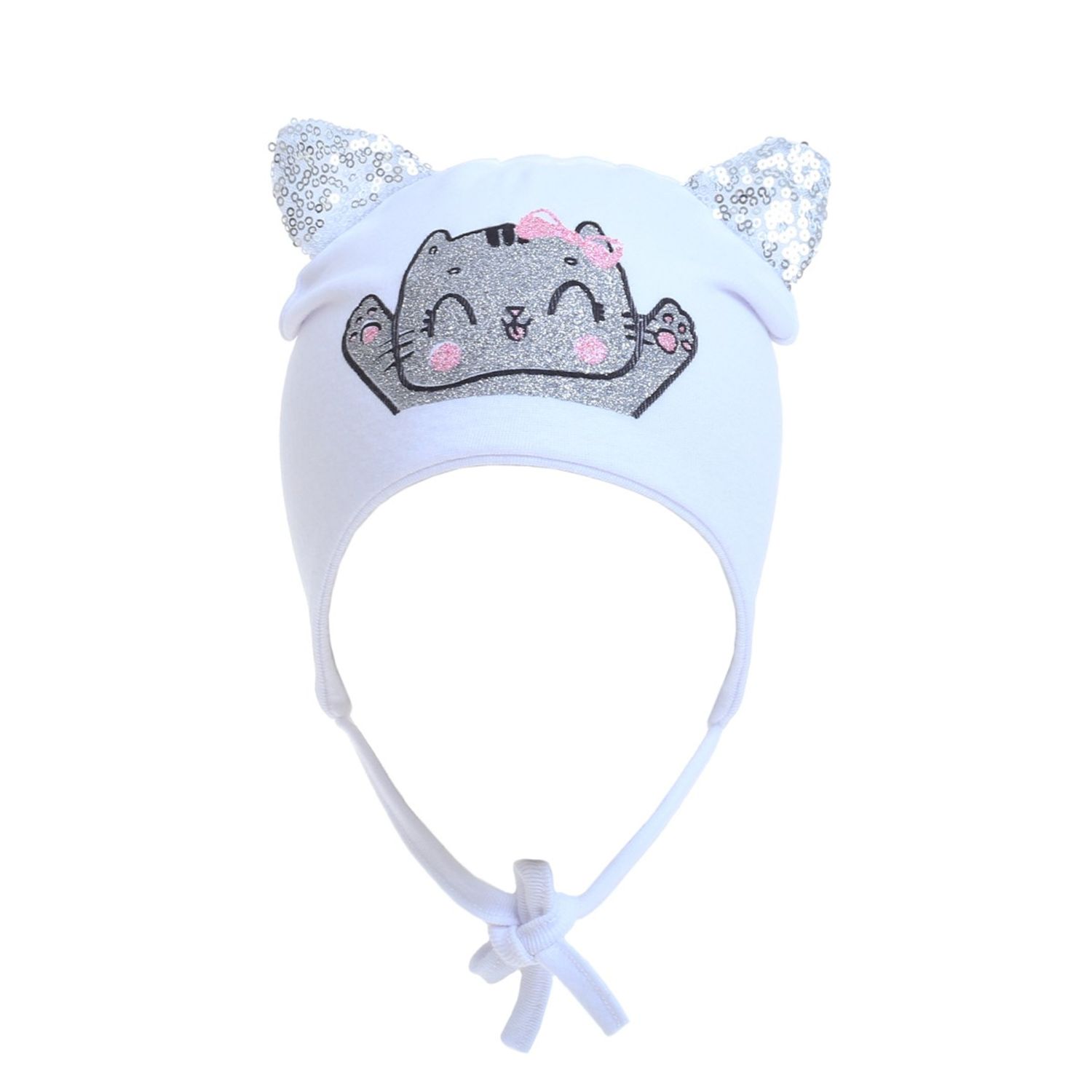 Caciula pentru fete, PAMI, CBF-1021-282, 46-48 cm Alb fotografia produsului