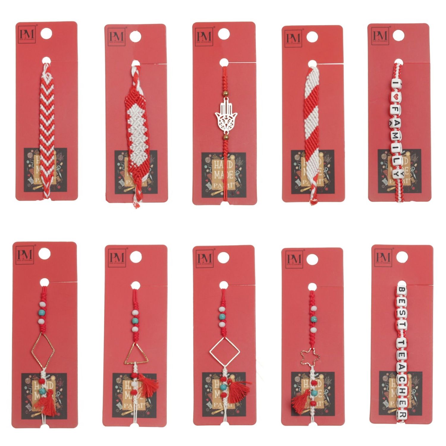 Set 10 martisoare tip bratara, PAMI, BRV-3 fotografia produsului