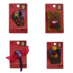 Set 4 martisoare brose handmade, PAMI, MVU-14 fotografia produsului