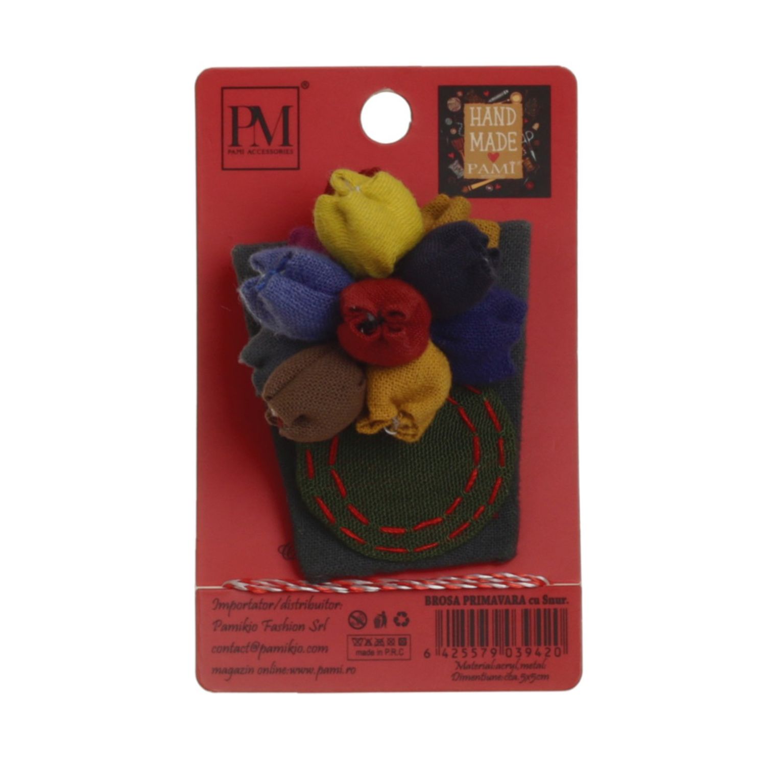 Set 4 martisoare brose handmade, PAMI, MVU-14 fotografia produsului View 3 L