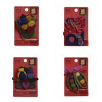 Set 4 martisoare brose handmade, PAMI, MVU-13 fotografia produsului