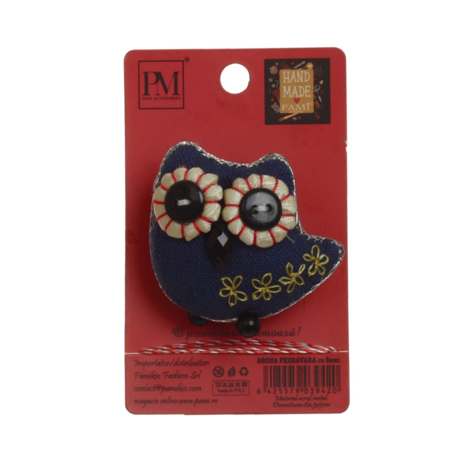 Set 4 martisoare brose handmade, PAMI, MVU-23 fotografia produsului View 4 L