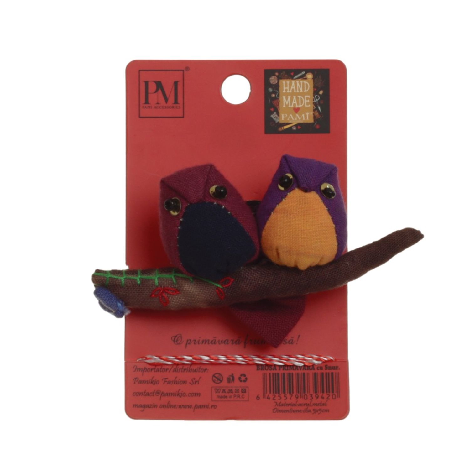 Set 4 martisoare brose handmade, PAMI, MVU-23 fotografia produsului View 5 L