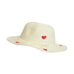 Palarie din paie pentru copii, PAMI, PC-0223-243-crem, 52 cm fotografia produsului