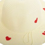 Palarie din paie pentru copii, PAMI, PC-0223-243-crem, 52 cm fotografia produsului View 3 S
