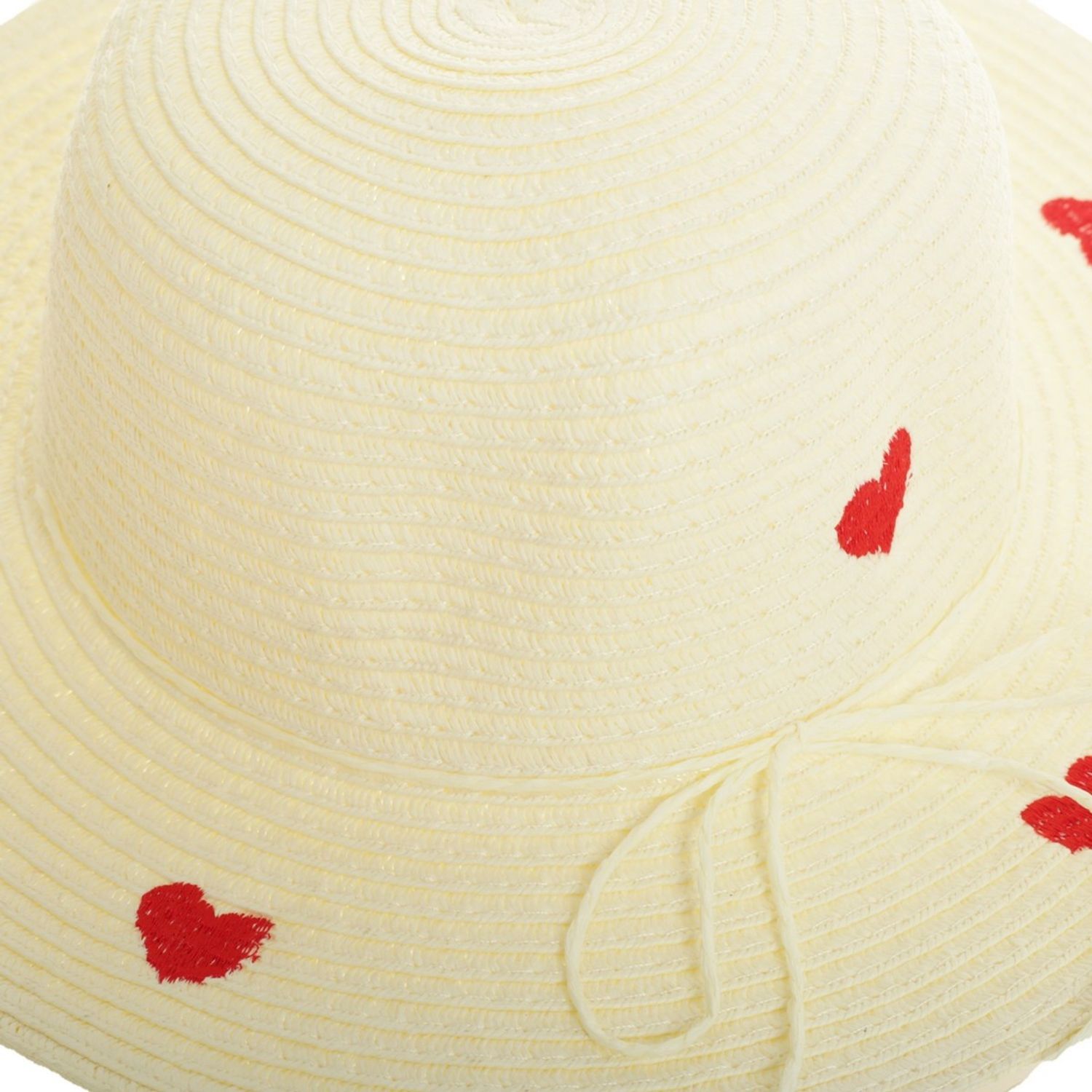 Palarie din paie pentru copii, PAMI, PC-0223-243-crem, 52 cm fotografia produsului View 3 L