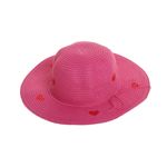 Palarie din paie pentru copii, PAMI, PC-0223-243-ciclam, 52 cm fotografia produsului View 3 S