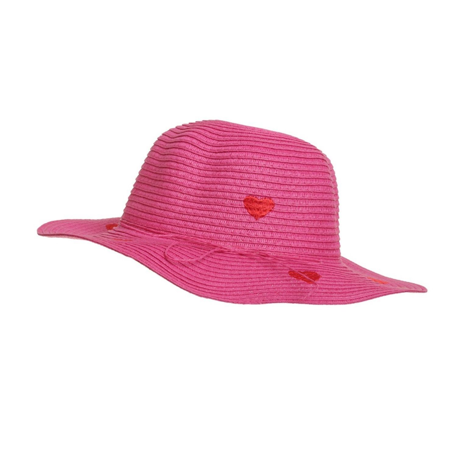 Palarie din paie pentru copii, PAMI, PC-0223-243-ciclam, 52 cm fotografia produsului