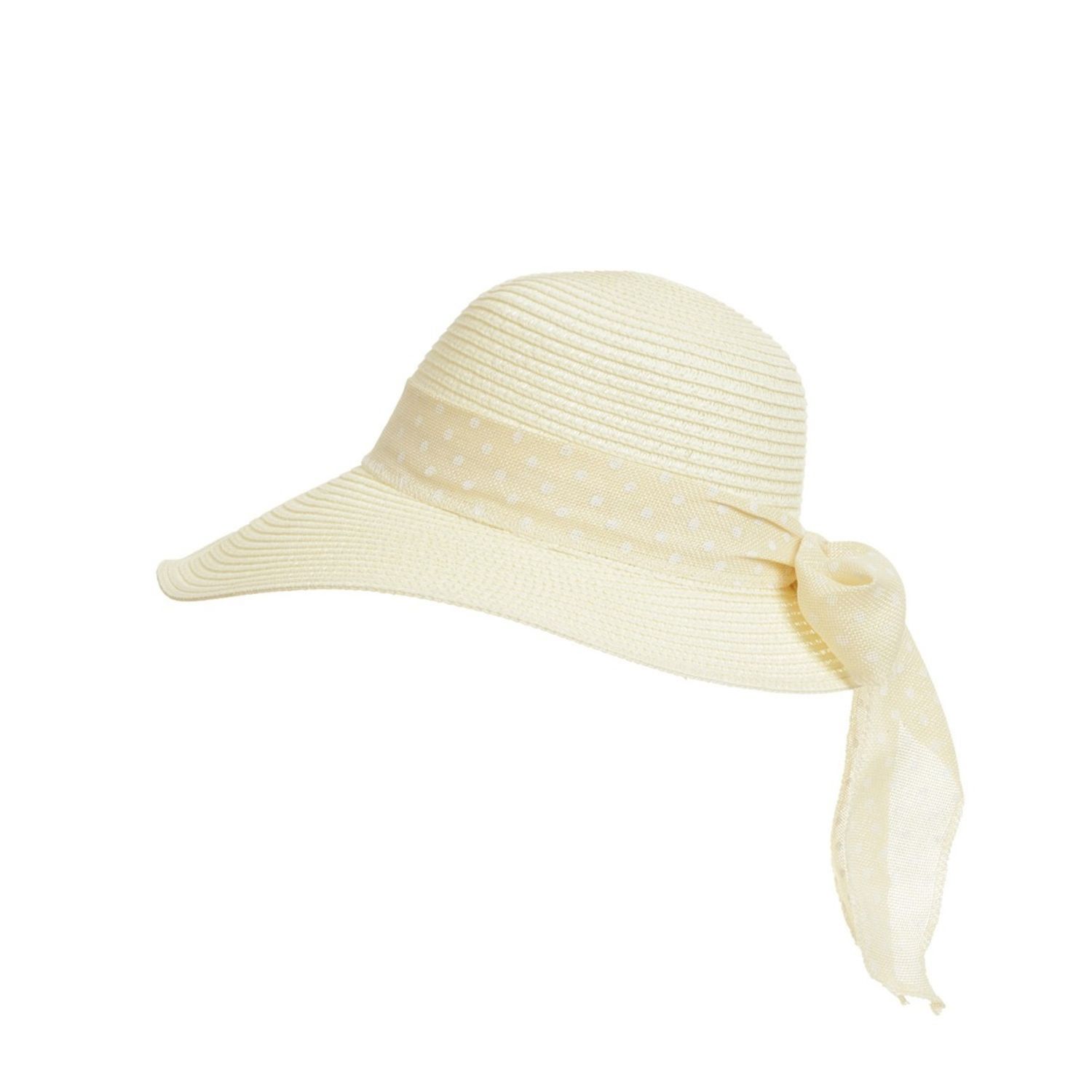 Palarie de paie pentru dama, PAMI, PD-0223-202-crem, 56 cm, Crem fotografia produsului