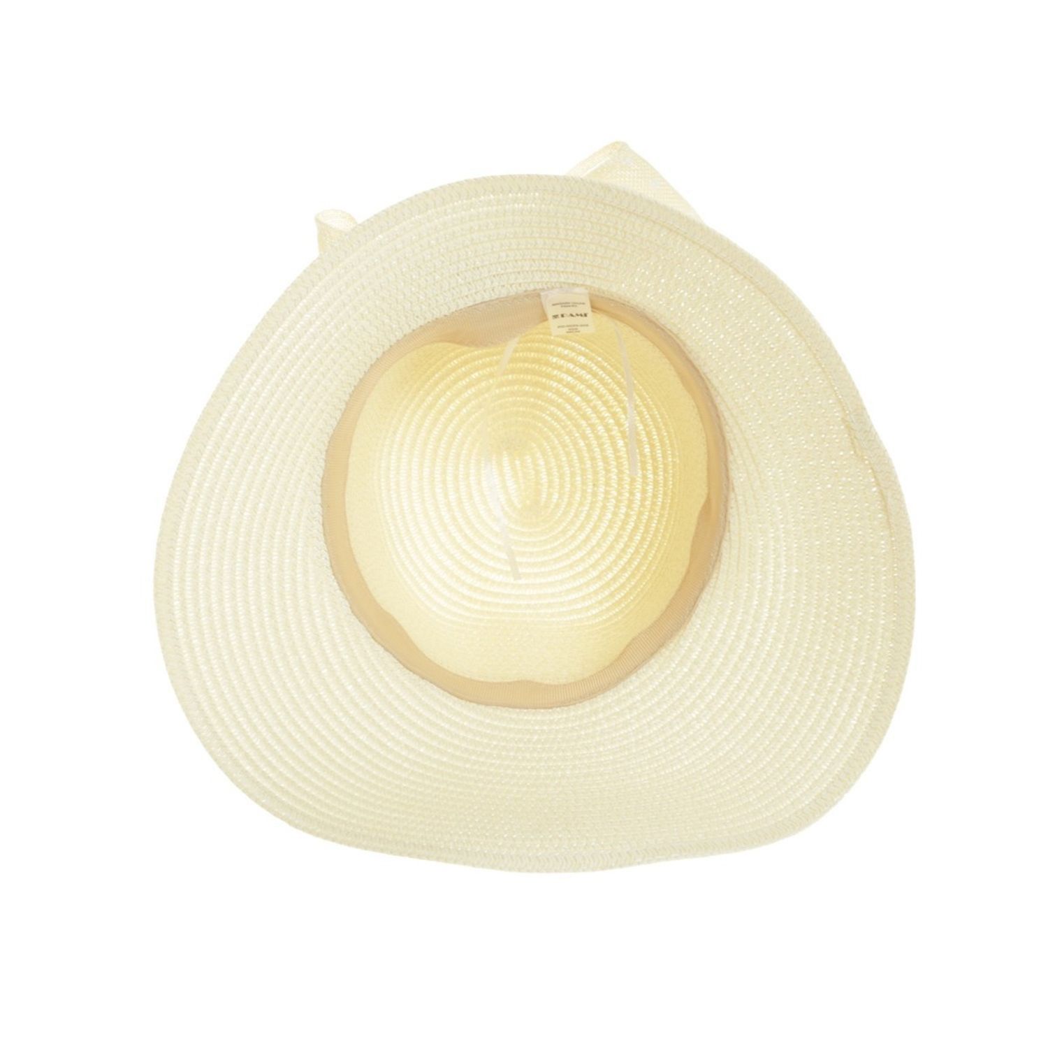 Palarie de paie pentru dama, PAMI, PD-0223-202-crem, 56 cm, Crem fotografia produsului View 5 L
