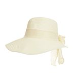 Palarie de paie pentru dama, PAMI, PD-0223-202-crem, 56 cm, Crem fotografia produsului View 2 S