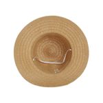 Palarie de paie pentru fata, PAMI, PC-0223-247-maro, 52 cm, Maro fotografia produsului View 4 S