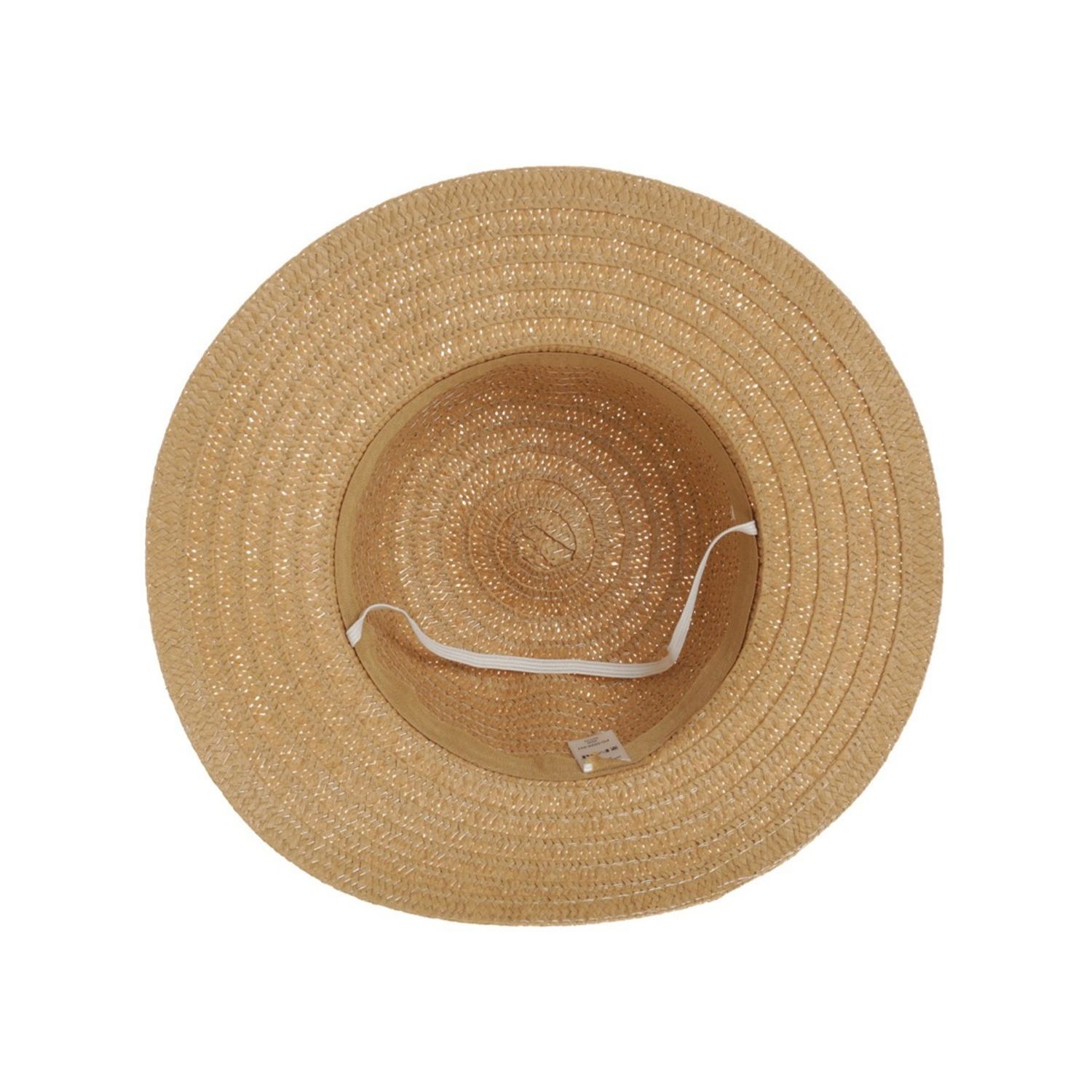 Palarie de paie pentru fata, PAMI, PC-0223-247-maro, 52 cm, Maro fotografia produsului View 4 L