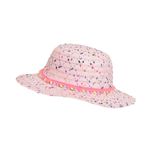 Palarie de paie pentru fata, PAMI, PC-0223-120-4, 52 cm, Roz fotografia produsului