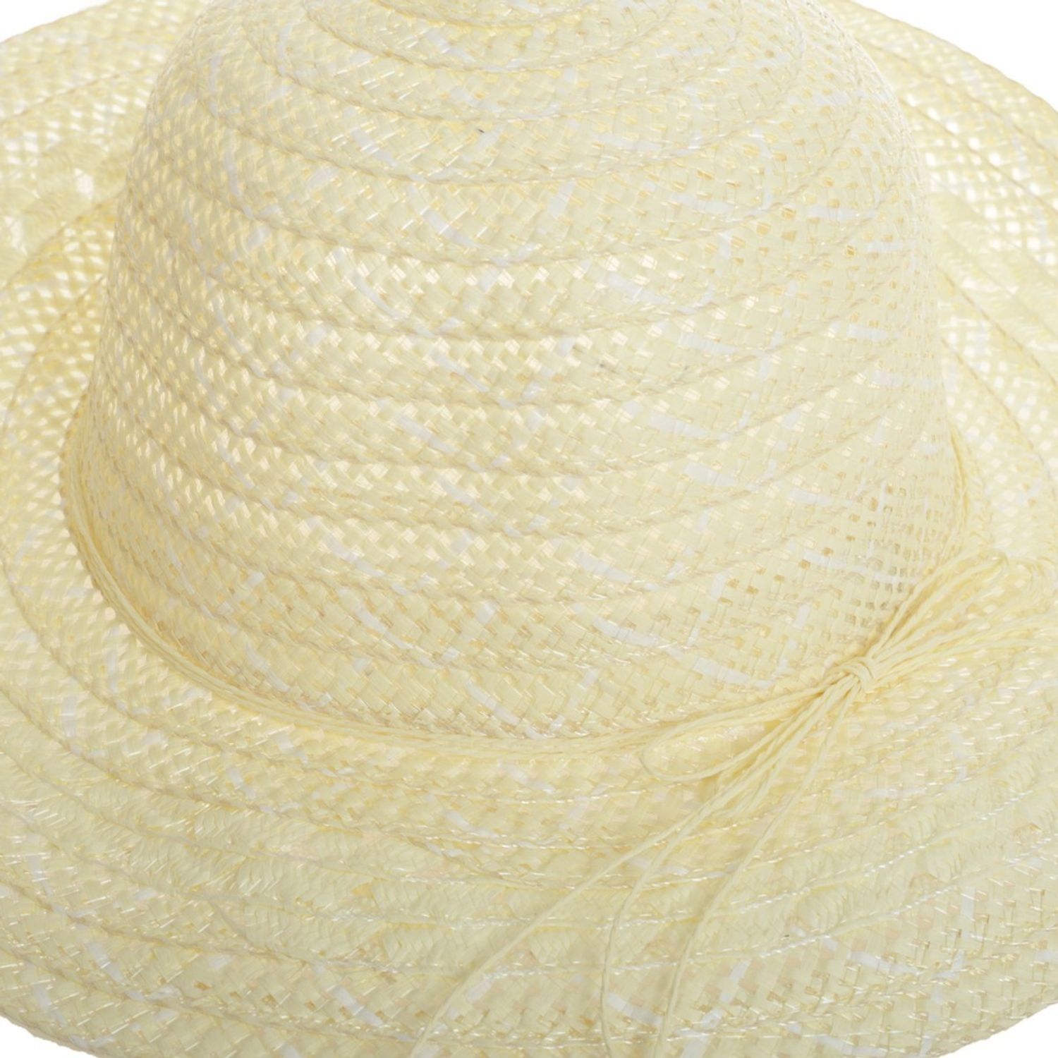 Palarie din paie pentru dama, PAMI, PD-0223-201-crem, 56 cm fotografia produsului View 5 L