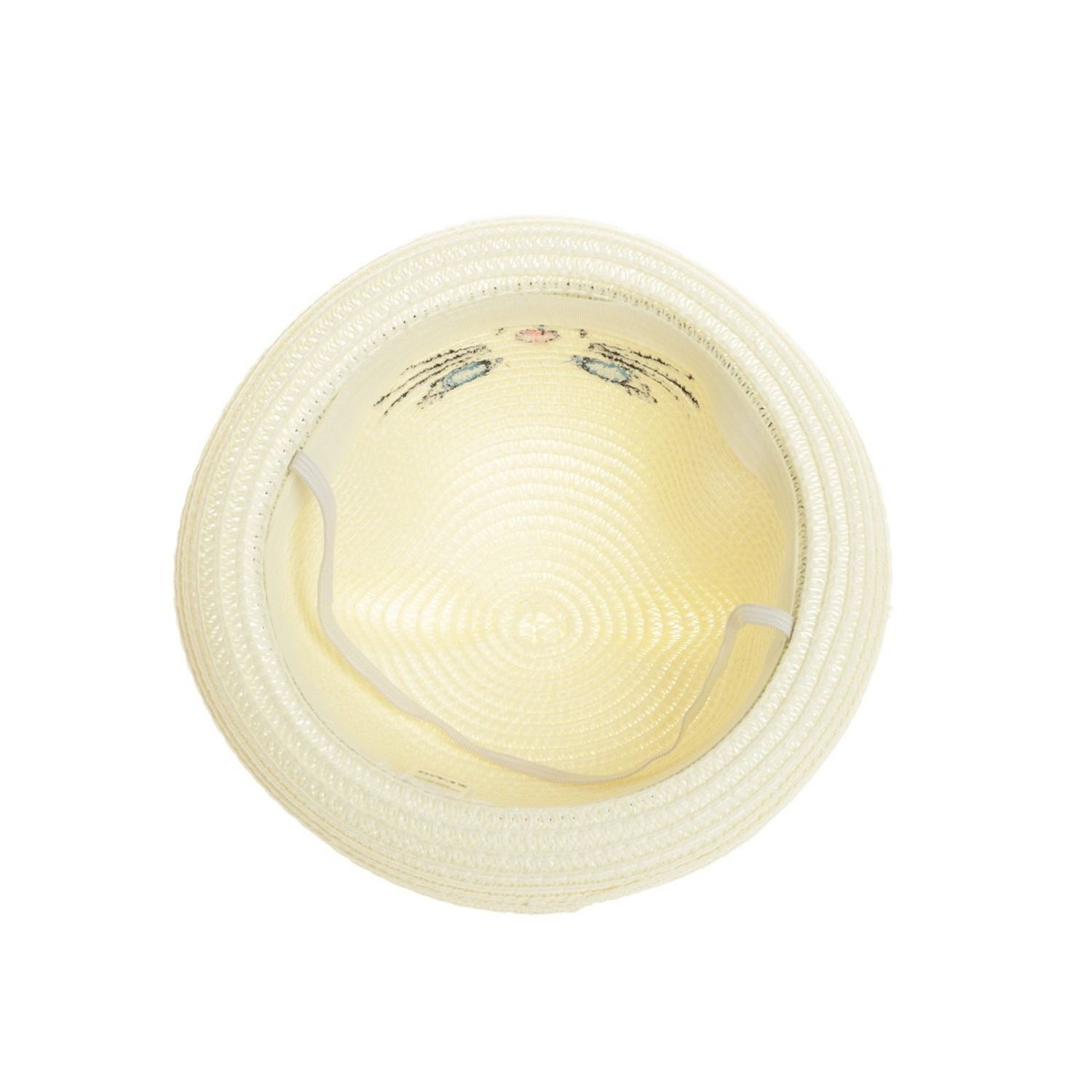 Palarie paie pentru copii,  PAMI, PC-0223-255-crem, 52 fotografia produsului View 5 L