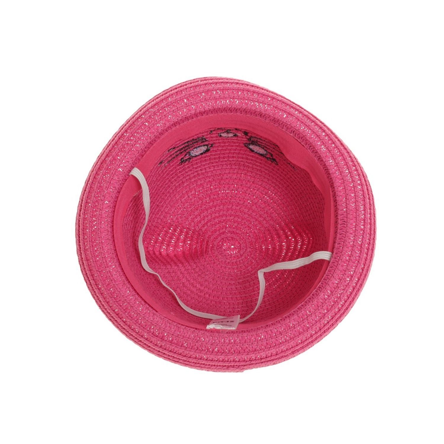 Palarie paie pentru copii,  PAMI, PC-0223-255-ciclam, 52 fotografia produsului View 5 L