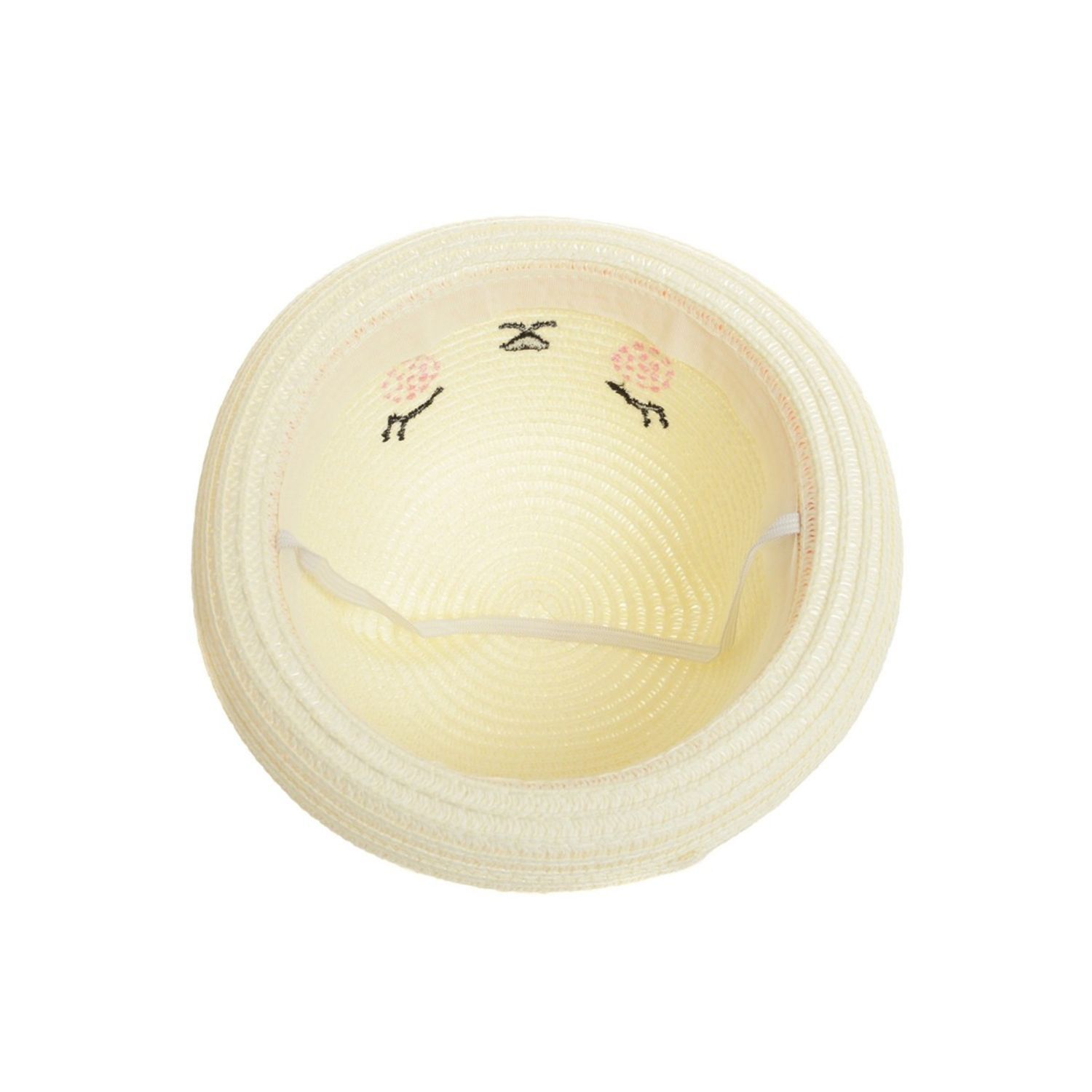 Palarie paie pentru copii, PAMI, PC-0223-252-crem, 52 fotografia produsului View 5 L