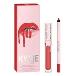Set ruj de buze si creion, Kylie, Matte Lip Kit, 401 Victoria fotografia produsului