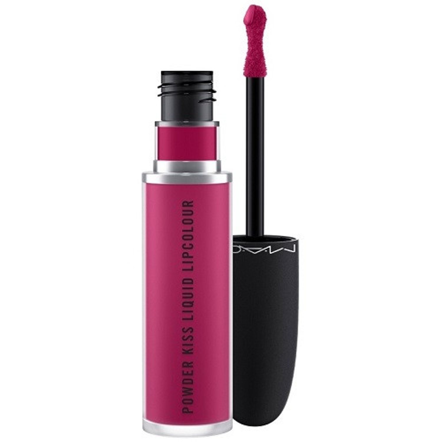 Ruj de buze lichid mat, MAC, Powder Kiss, 986 Make It Fashun!, 5 ml фото продукта