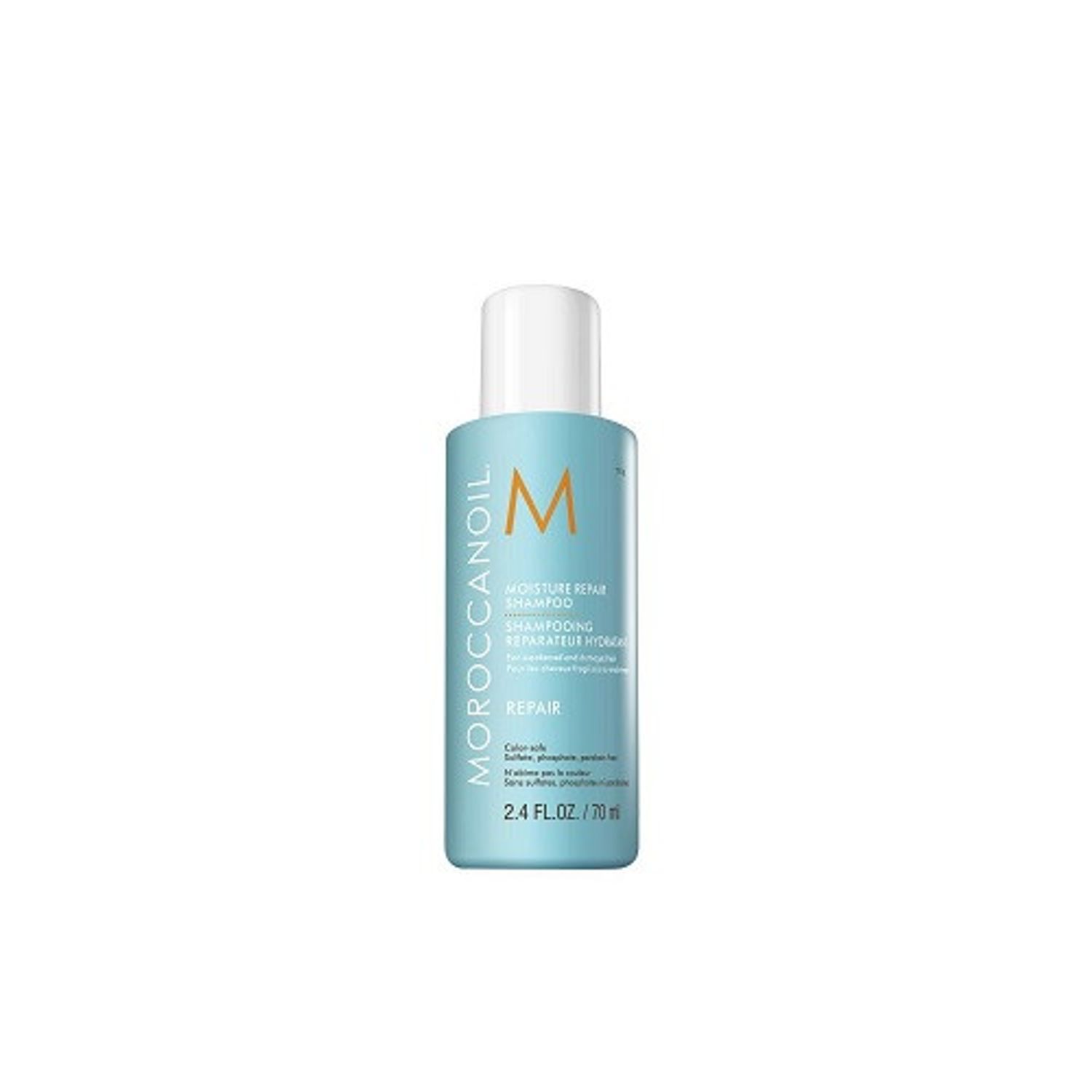 Sampon de par, Moroccanoil, Repair, pentru par degradat, 70 ml fotografia produsului
