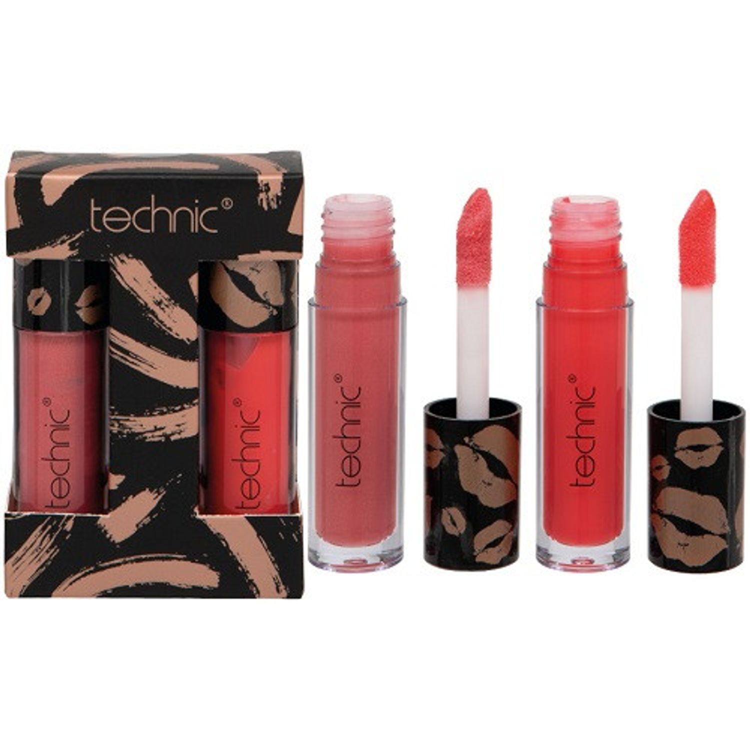 Set luciu de buze, Technic, Glossy Top Duo, 2 bucati, 02 fotografia produsului View 2 L