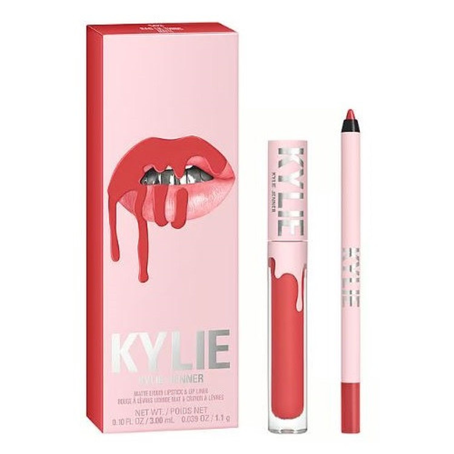 Set ruj de buze si creion, Kylie, Matte Lip Kit, 503 Bad Lil Thing fotografia produsului