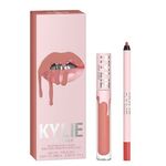 Set ruj de buze si creion, Kylie, Matte Lip Kit, 704 Sweater Weather fotografia produsului