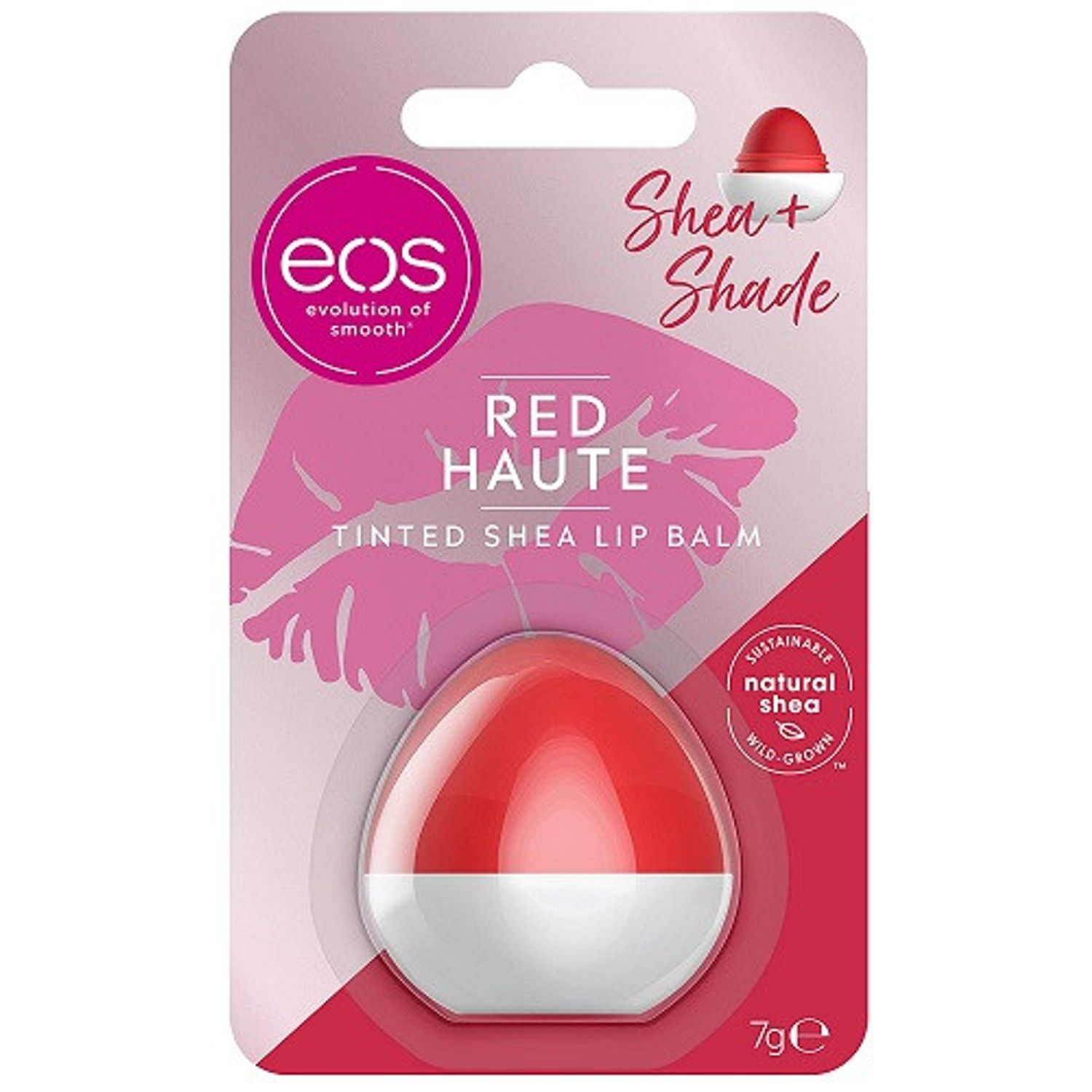 Balsam de buze, EOS, Red Haute, Shea Shade fotografia produsului View 2 L